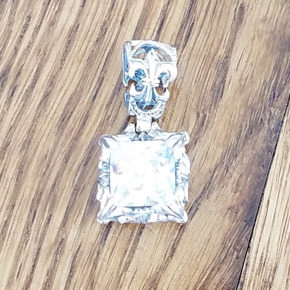 Silpada Cubic Zirconia Sterling Silver Slide
